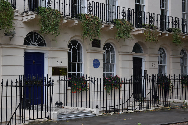 29 Fitzroy Square, Bloomsbury, London - Virginia Woolf's home from 1907 to 1911