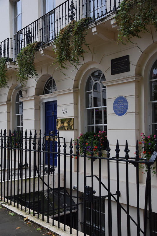 29 Fitzroy Square, Bloomsbury, London - the house where Virginia Woolf lived from 1907 to 1911
