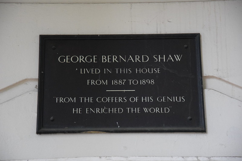 29 Fitzroy Square, Bloomsbury, London, former home of George Bernard Shaw